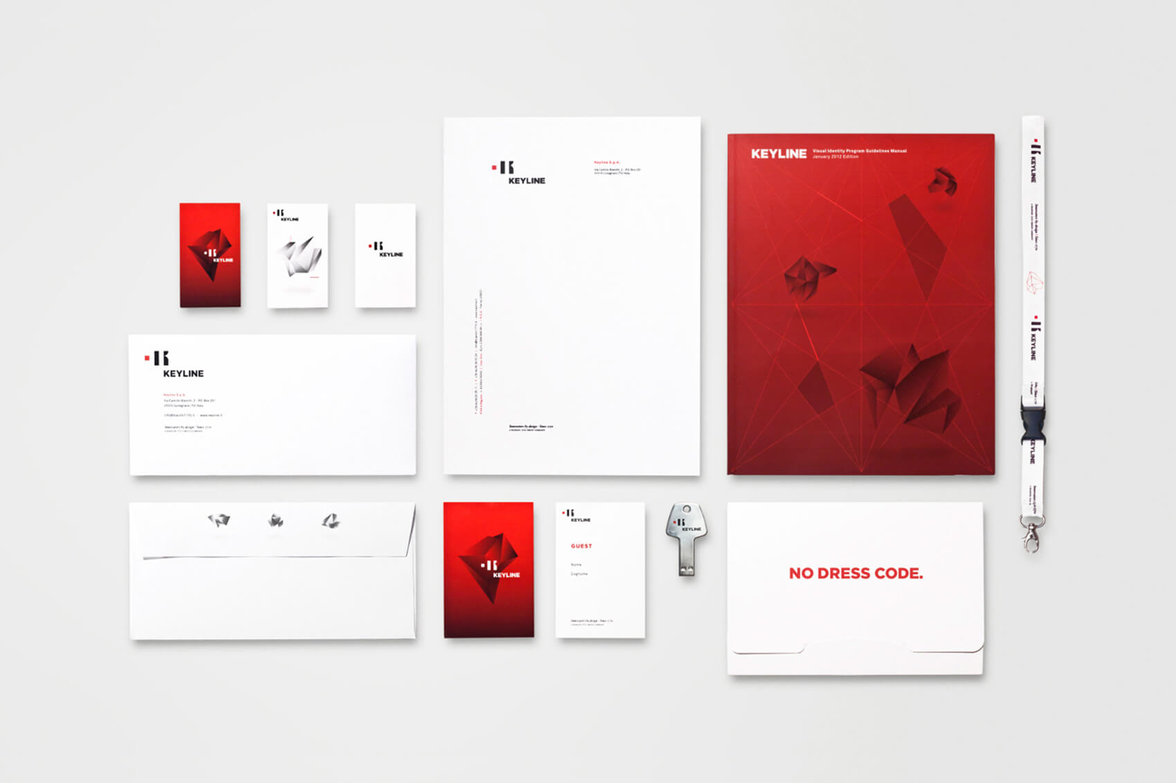 Keyline — Brand identity · Art direction