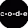 c-o-d-e logo