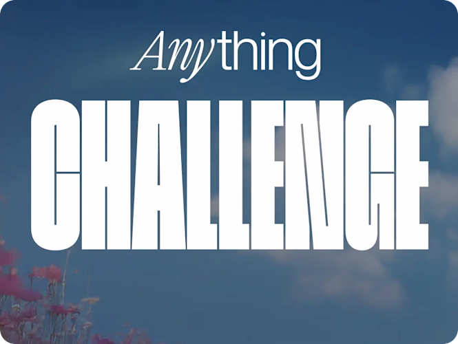 Enter the Anything challenge