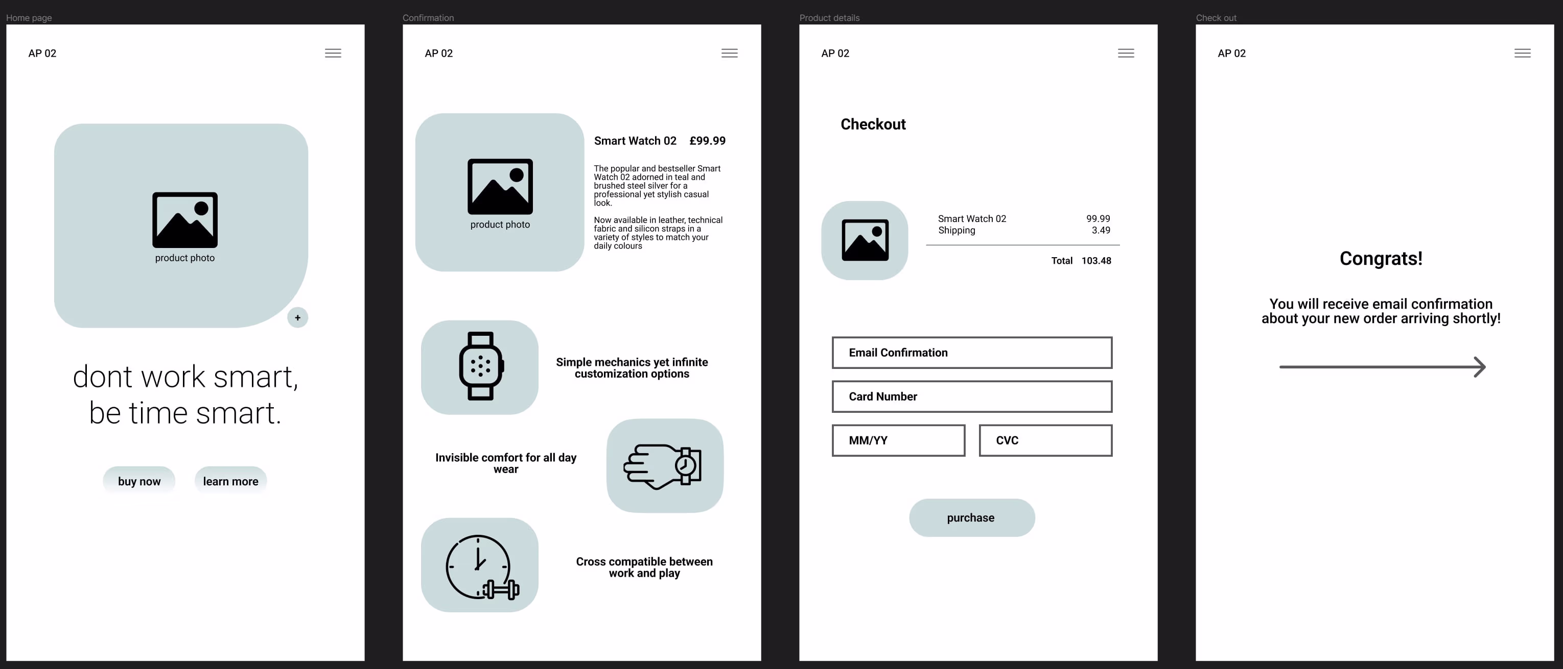 Placeholder project card media