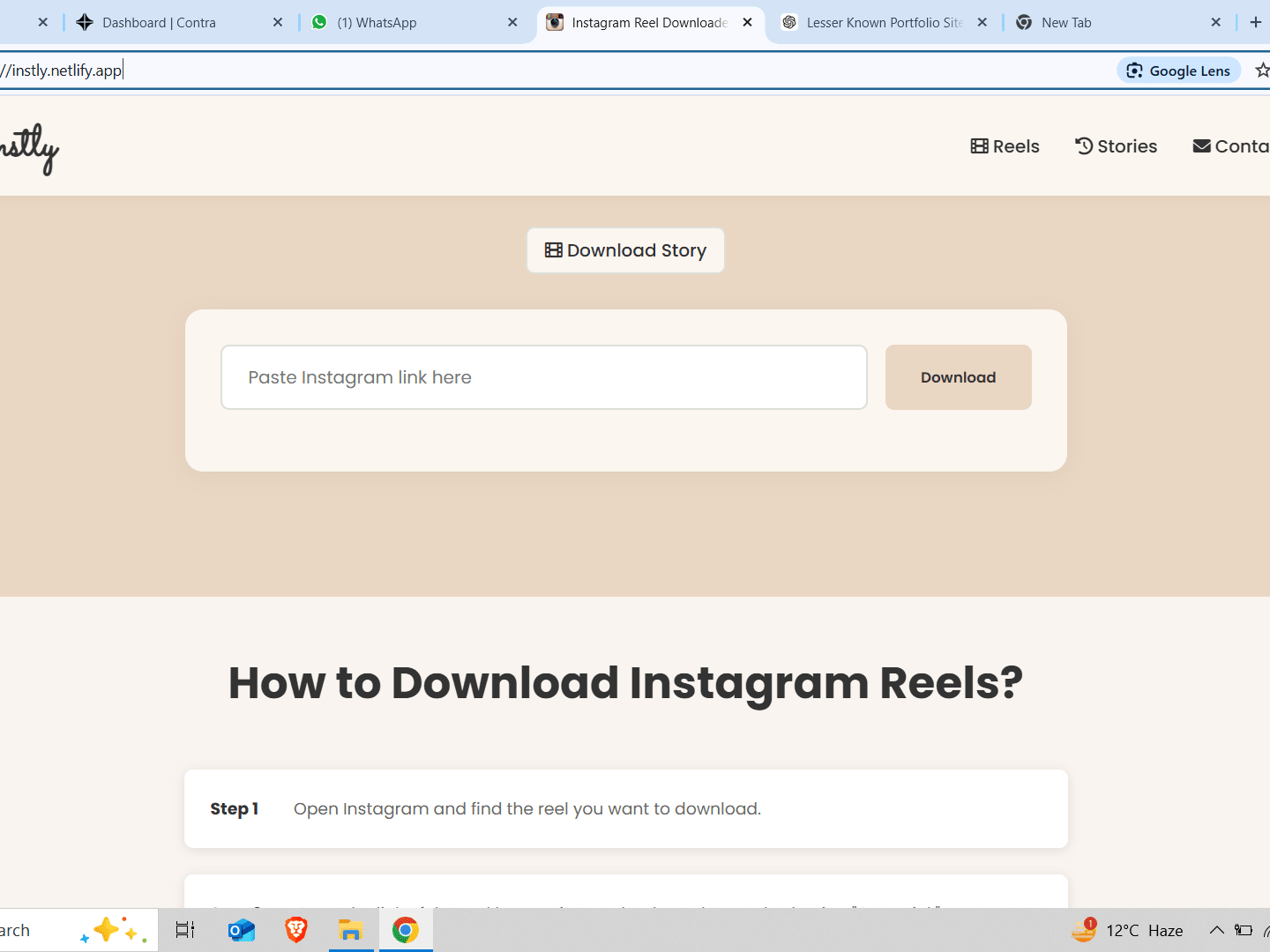 Placeholder project card media