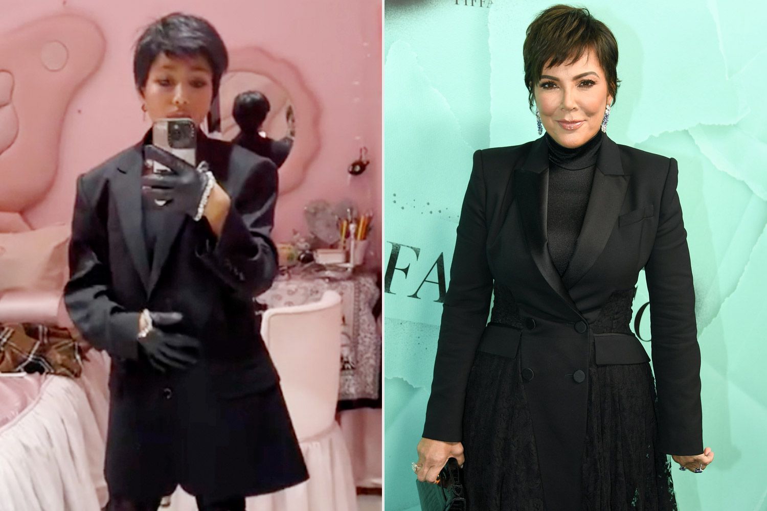 North West s Hilarious Kris Jenner Costume Goes Viral Leaving