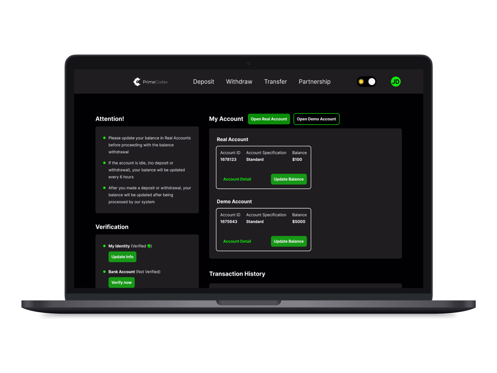 Placeholder project card media