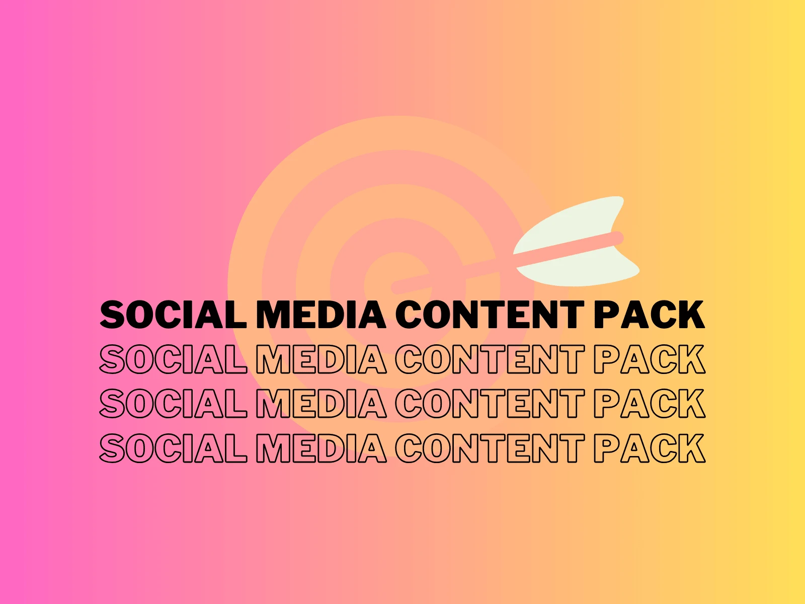 Just Post-it! Social Media content pack, a service by Sarah Dozza