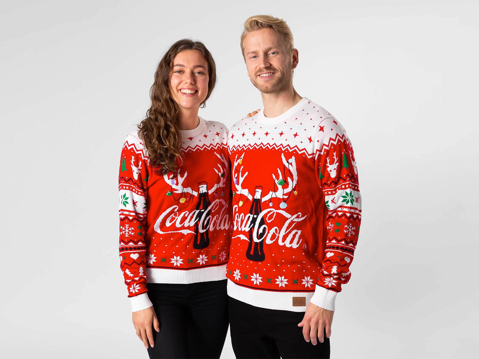 Coca cola clearance ugly christmas sweater