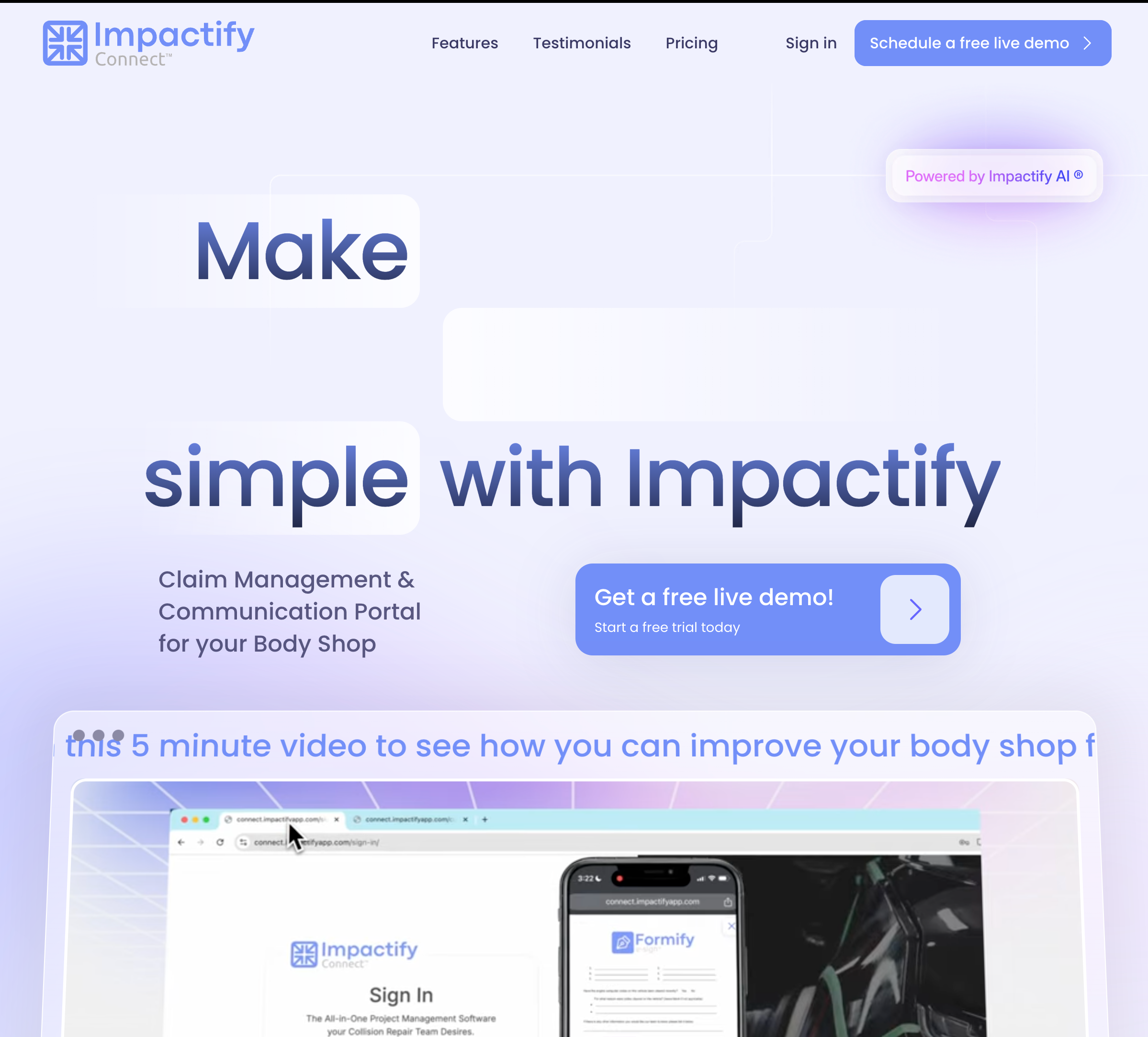 Placeholder project card media