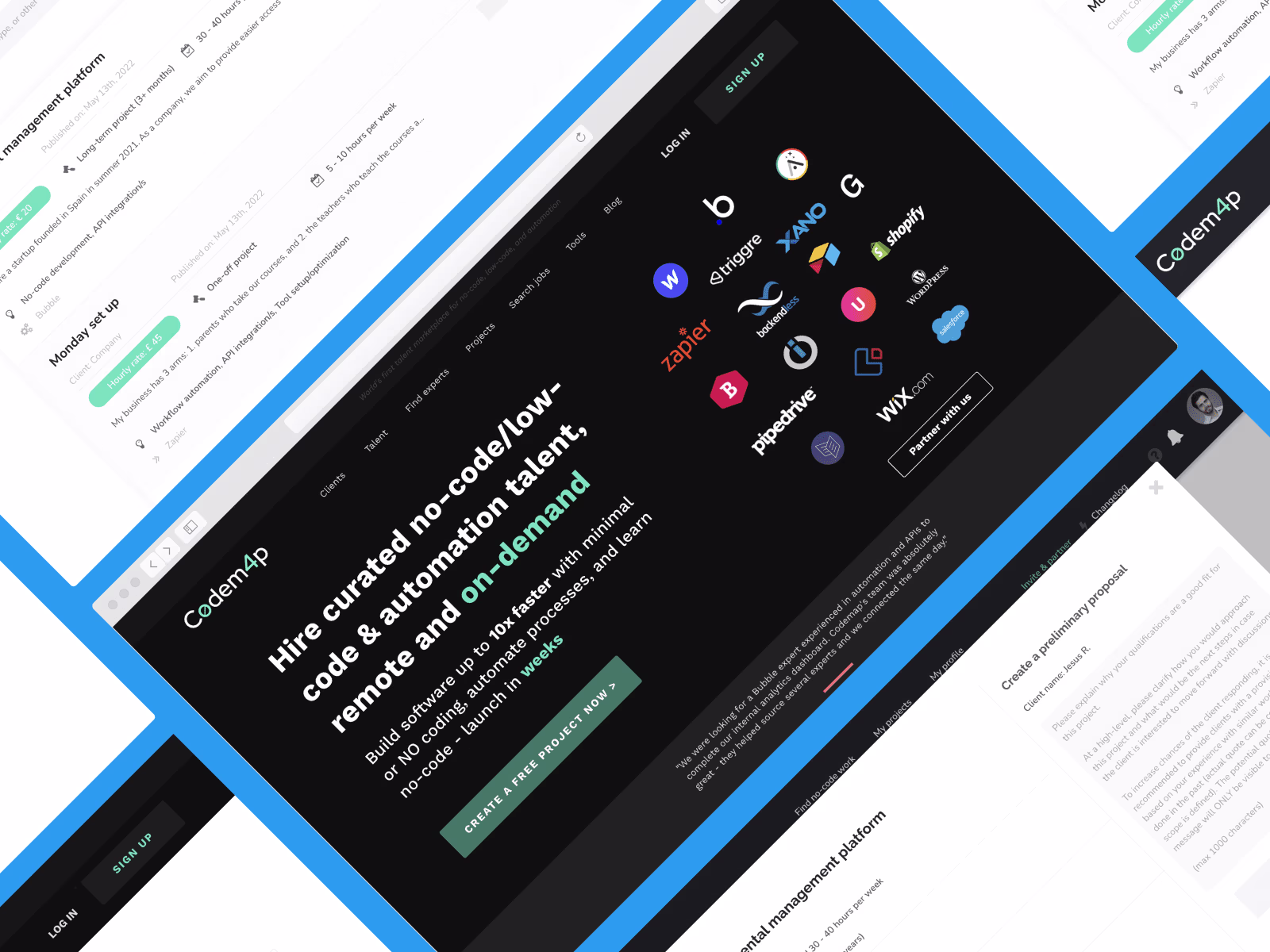 Placeholder project card media