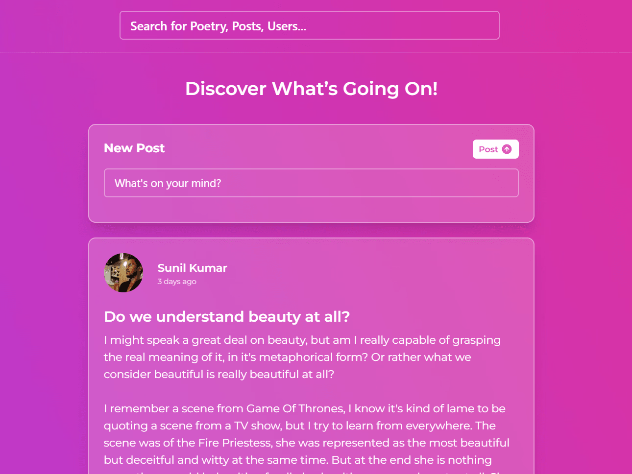Placeholder project card media