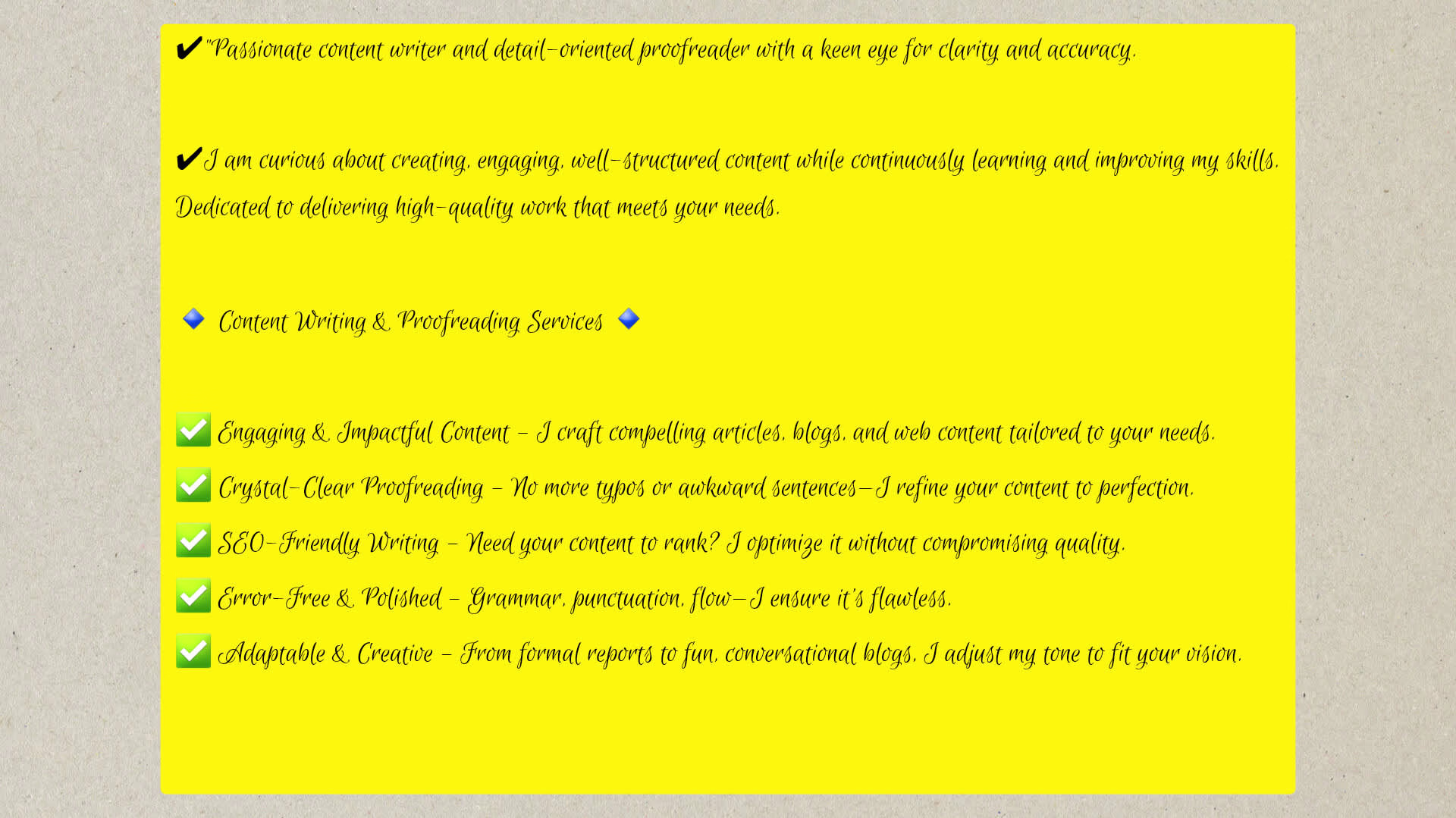 Placeholder project card media