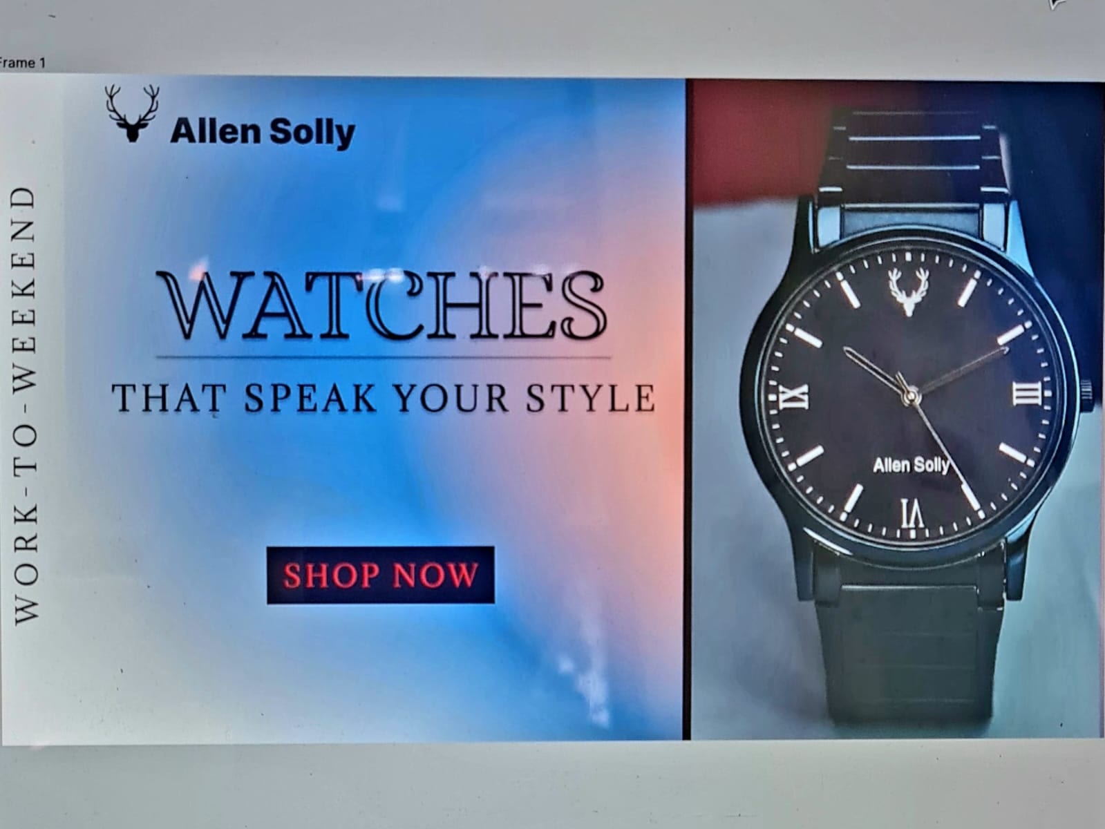 ALLEN SOLLY WATCH By Maryam Saud, 55 OFF