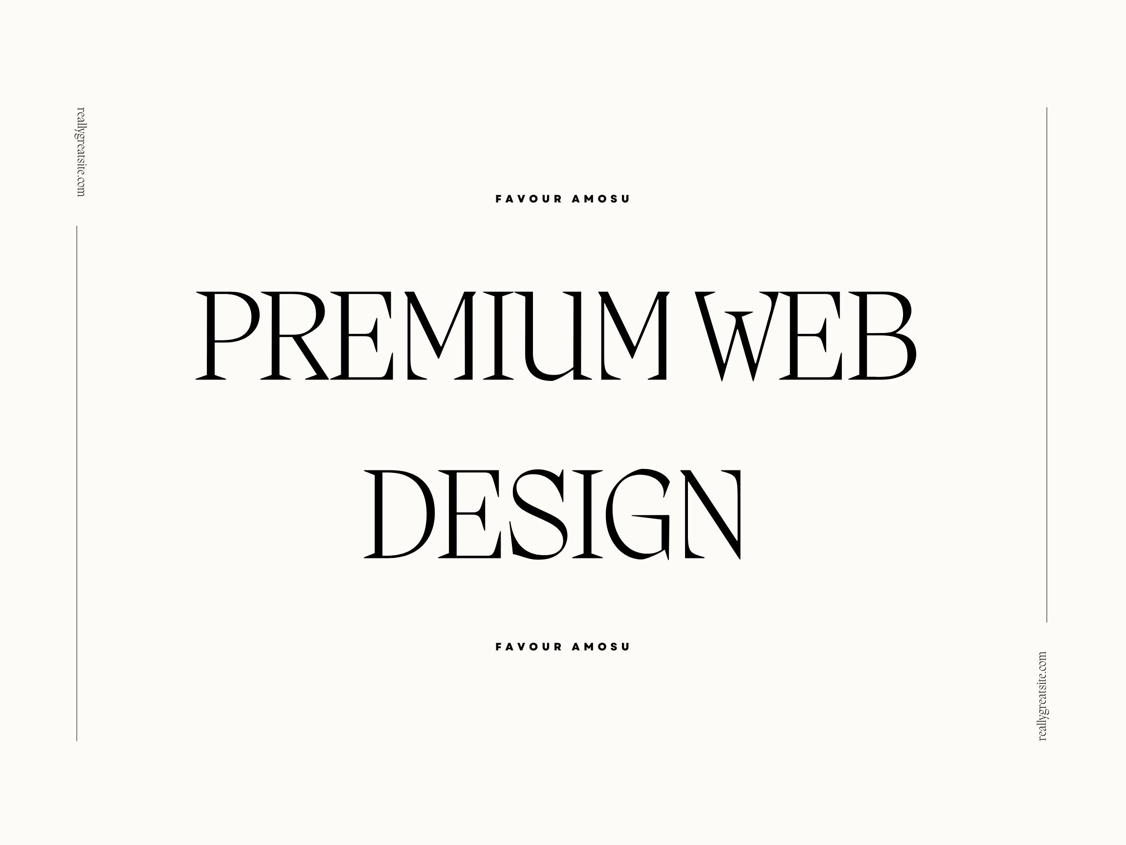 Premium Responsive Design Monochrome