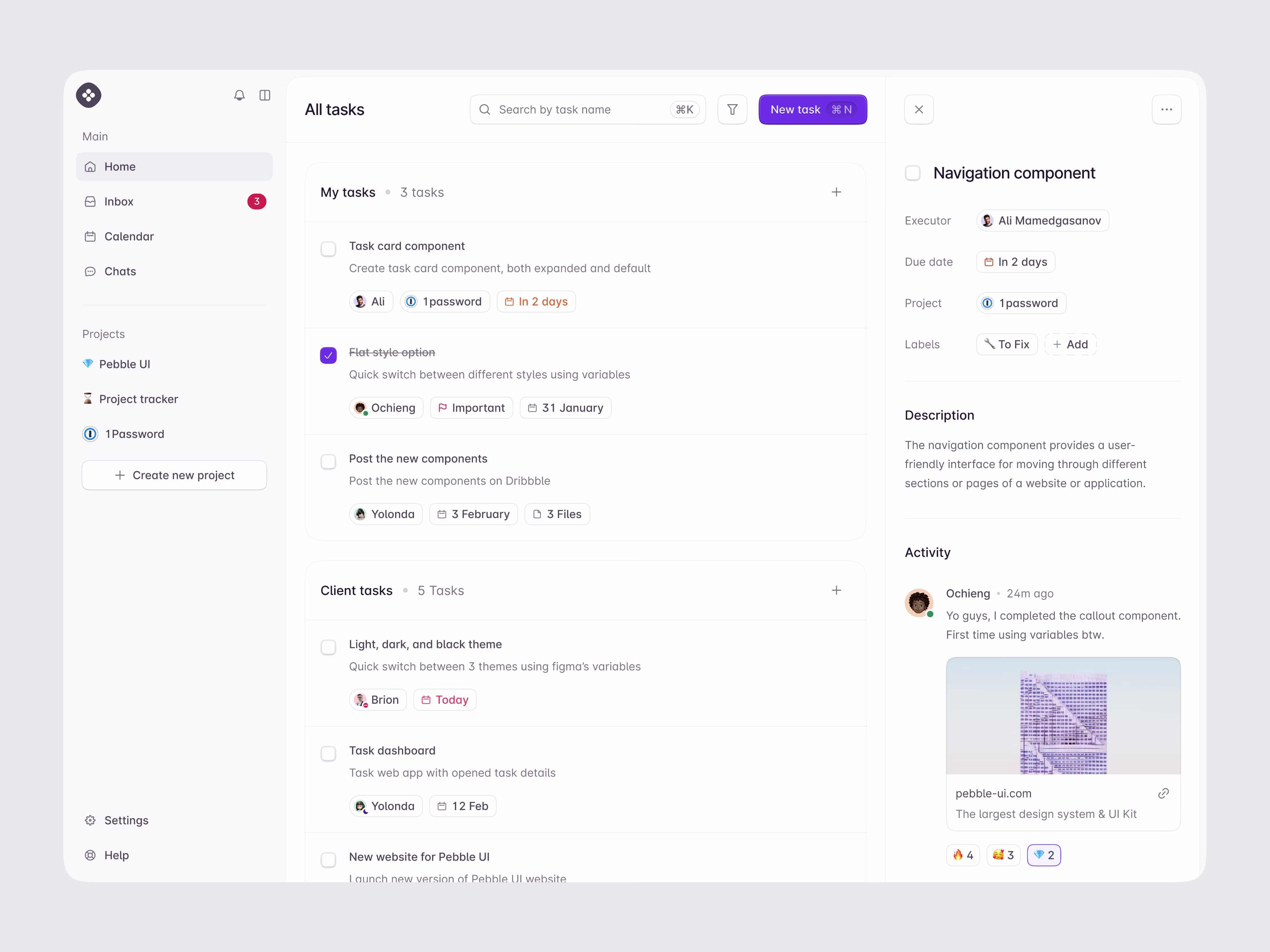 Placeholder project card media