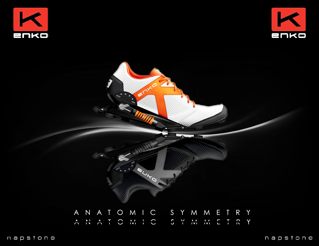 Enko Running Shoes Anatomic Symmetry Ad Campaign by Napstone