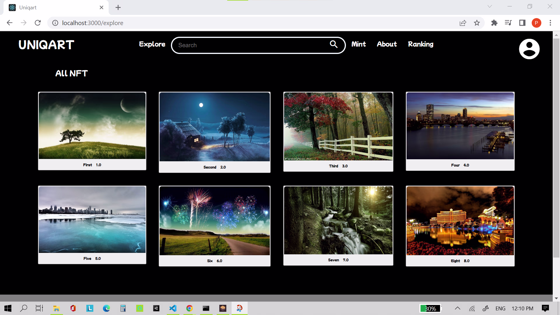Placeholder project card media