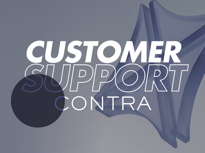 Cover image for Contra ✦ Customer Support