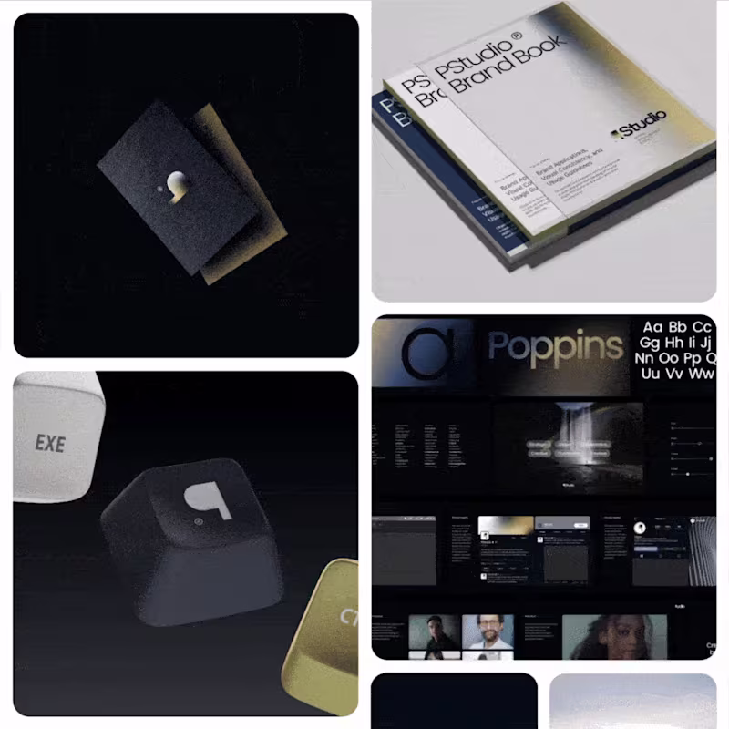 Cover image for Visual Identity & brand guidelines for a Creative agency