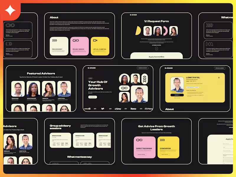 Cover image for Advisory platform - UI/UX, Webflow and no-code development