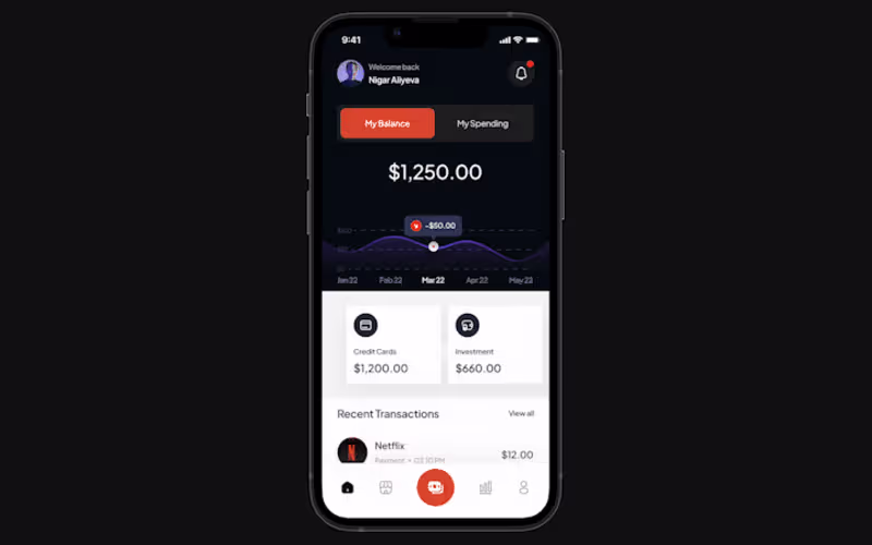 Cover image for Paylink | Finance App UI/UX Design