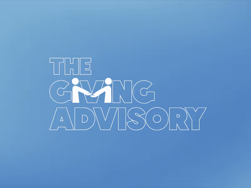 Cover image for The Giving Advisory | Brand Strategy, Identity and Stationery