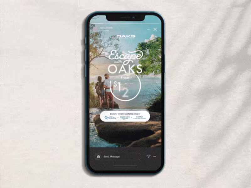 Cover image for Escape with Oaks Hotels Campaign