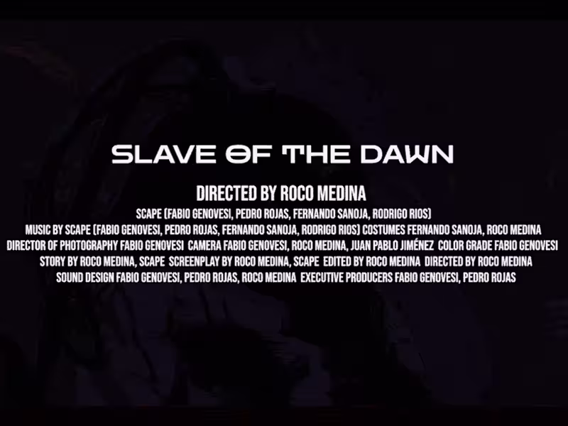 Cover image for 'Slave of the Dawn' [ videography + concept art / design ]