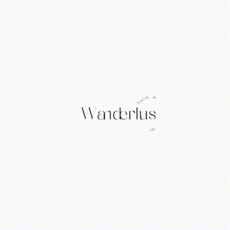 Cover image for Wanderlust Logo Design (Fashion Text Logo) on Behance