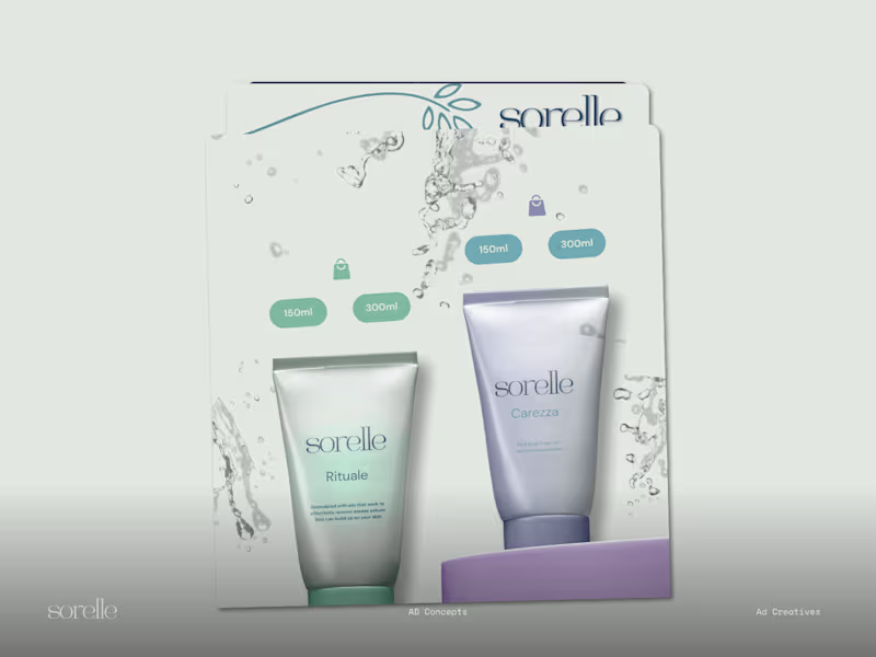 Cover image for Sorelle Skincare: Brand Identity & Social Media Launch