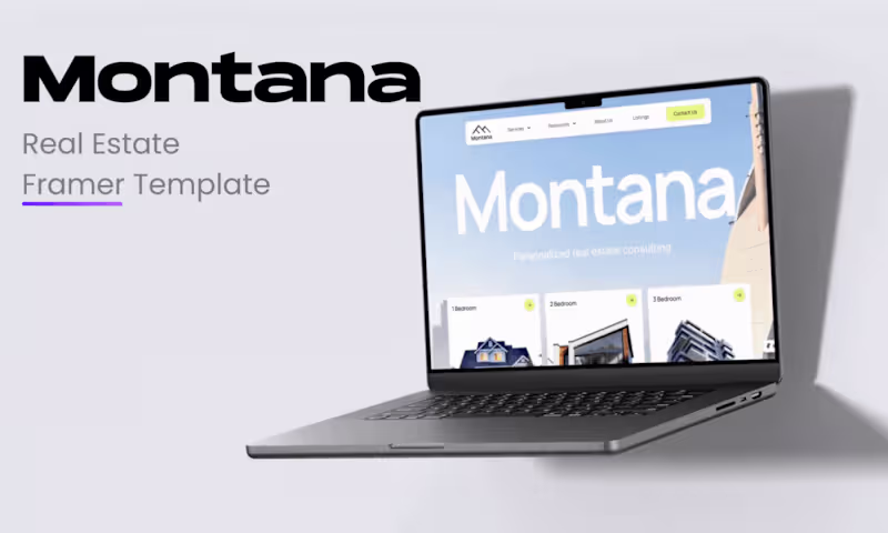 Cover image for Montana - Framer Template