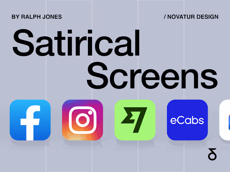 Cover image for Satirical Screens | A Figma UI showcase
