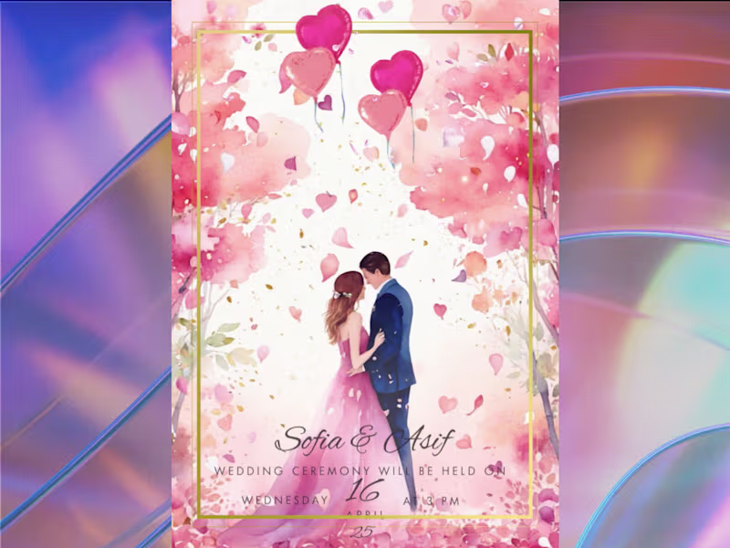 Cover image for Wedding Ecard Video Creation