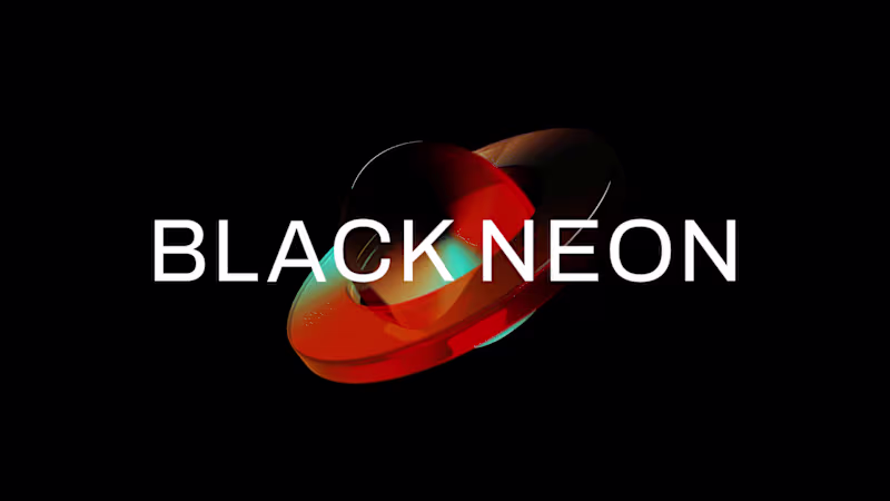 Cover image for BLACK NEON