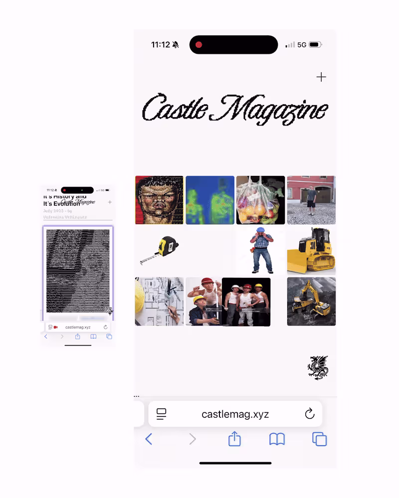 Cover image for ⊱⋆ Creating an interactive web-mag: Castle Magazine ⊱⋆