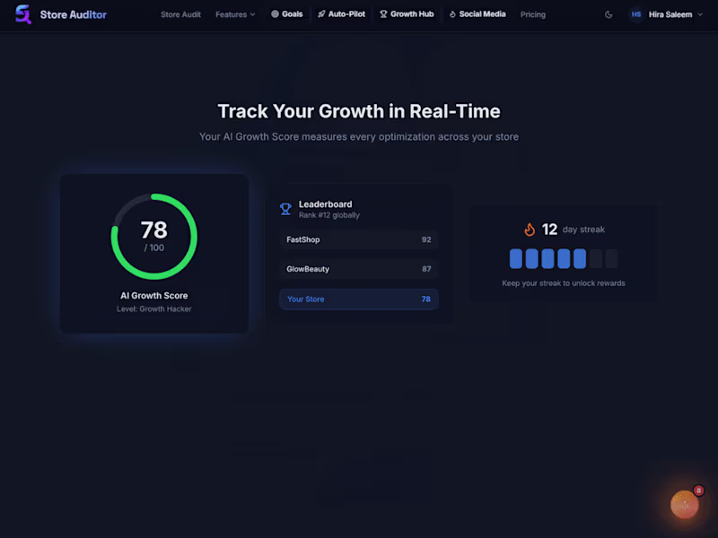 Cover image for Store Auditor – AI Shopify Conversion Audit Tool