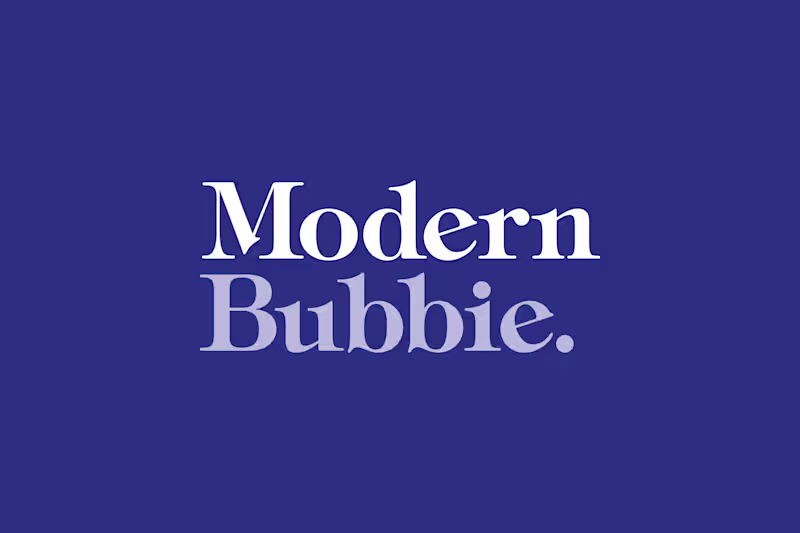 Cover image for Modern Bubbie