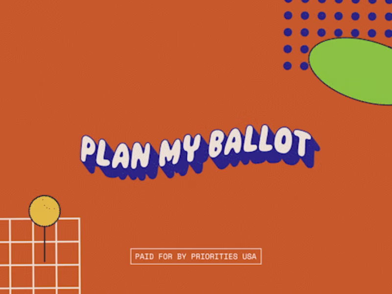 Cover image for Creative Director for Plan My Ballot Campaign