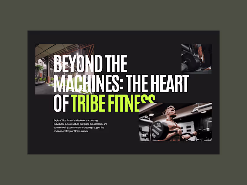 Cover image for Website Design For a Fitness Studio 