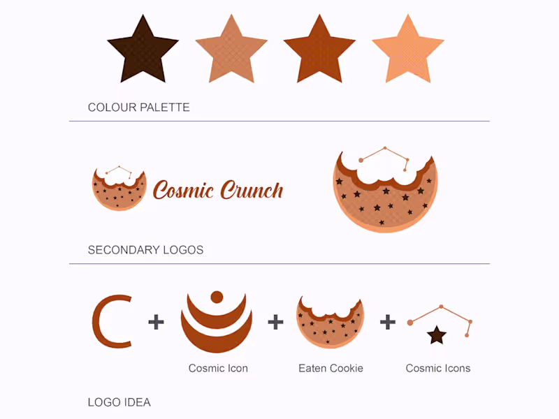 Cover image for Cosmic Crunch - Logo & Package Design