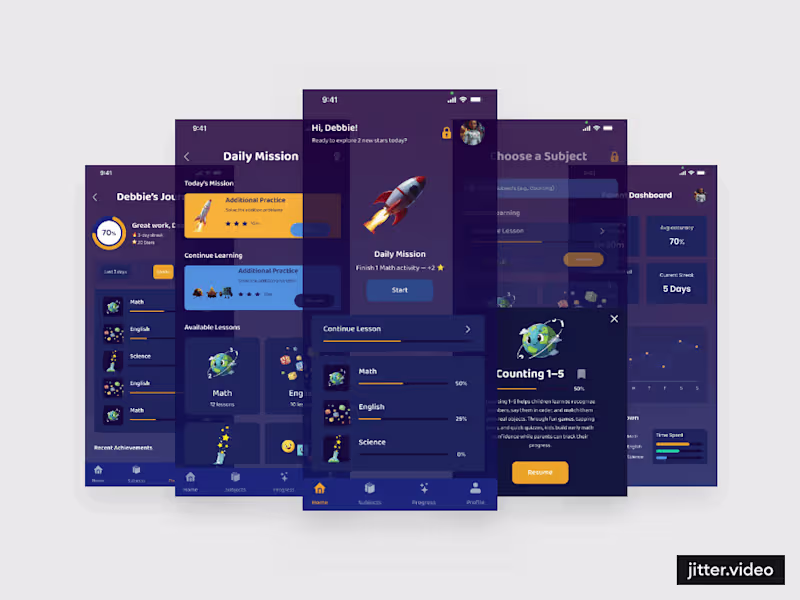 Cover image for Learning Adventure Galaxy: Gamified Education Platform