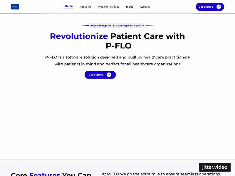 Cover image for P-FLO - Healthcare Workflow Management