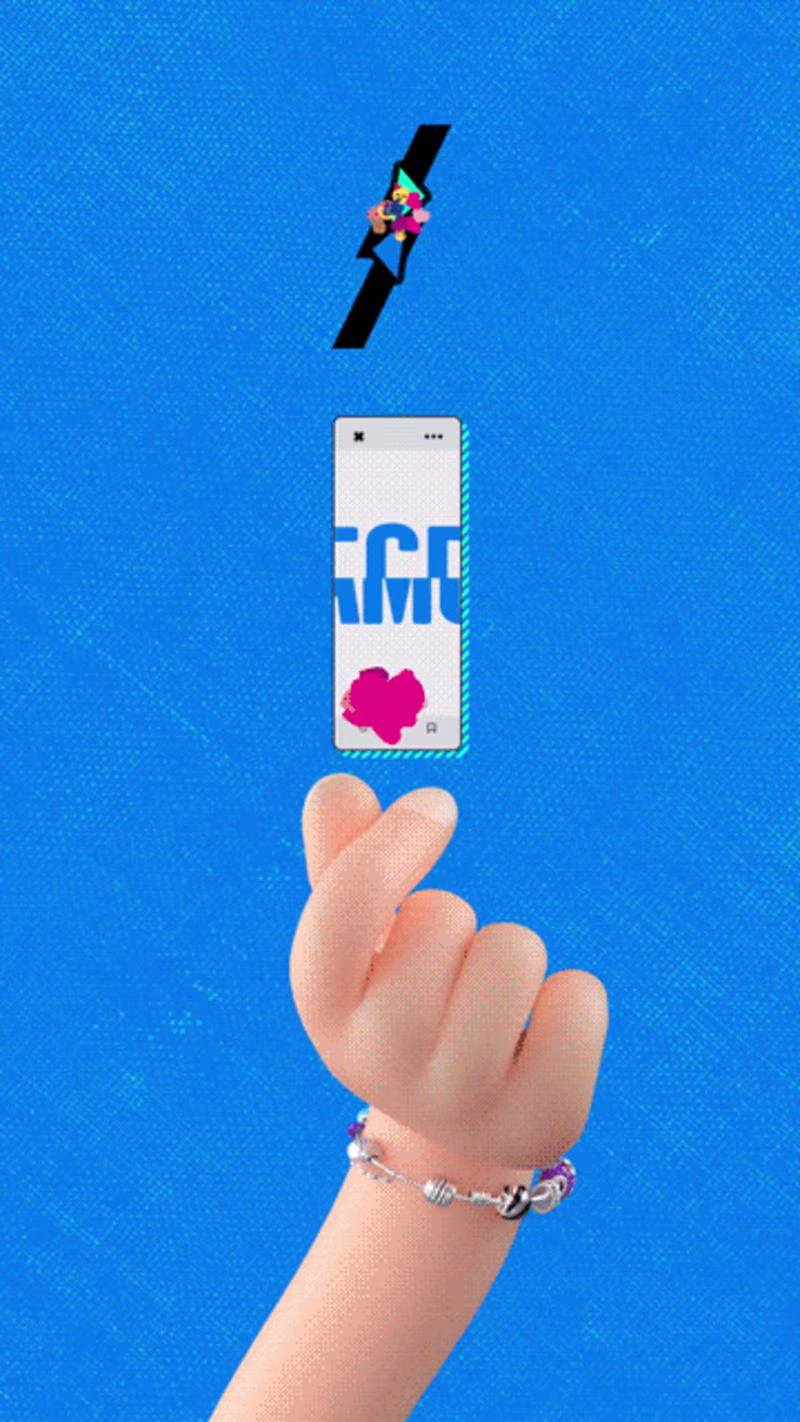 Cover image for React2 - Motion Design, social media concept