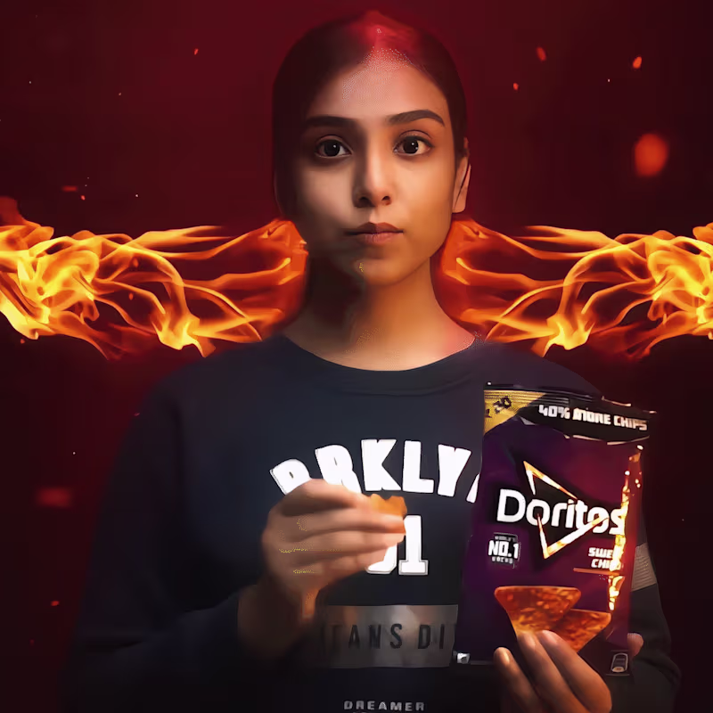 Cover image for Recreated an Ad for a Chips Brand