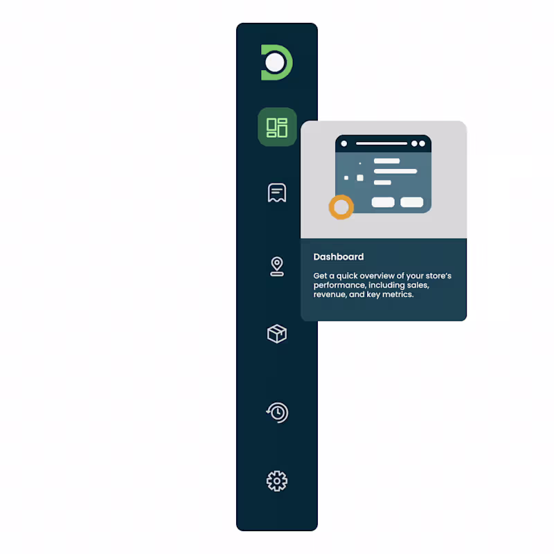 Cover image for Interactive Menu Tooltip for SaaS E-Commerce Dashboard
