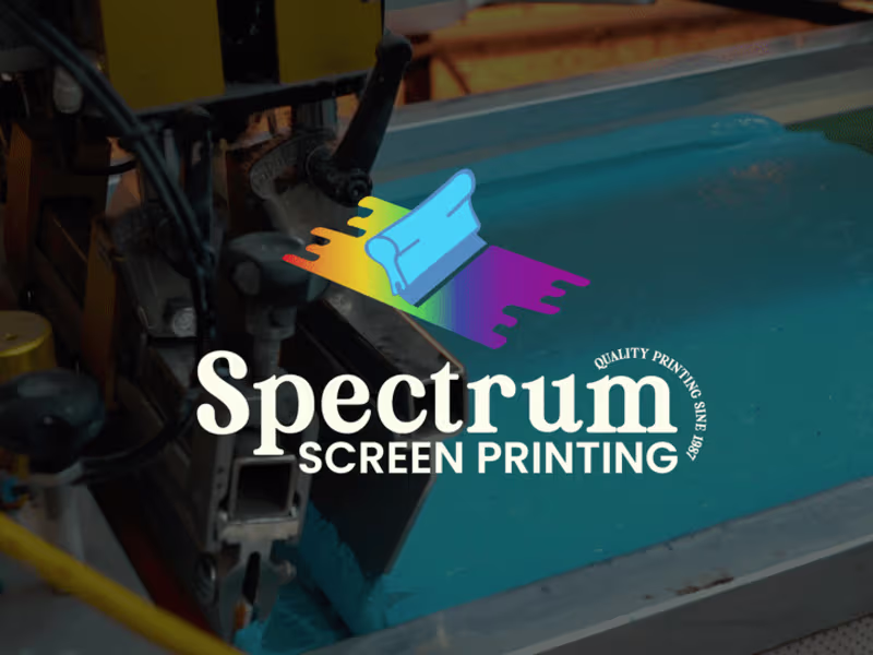 Cover image for Spectrum Screen Printing Logo Redesign