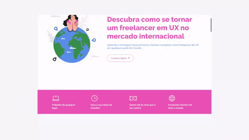 Cover image for Freelux: UX na Gringa