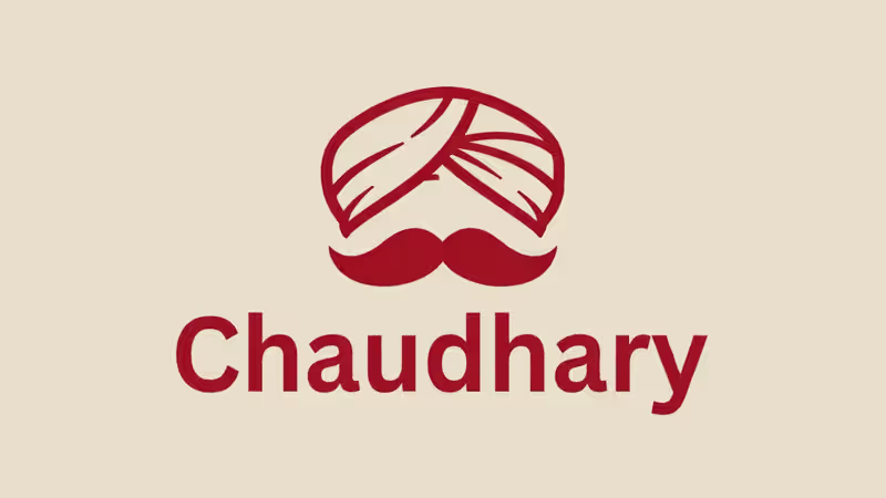 Cover image for Chaudhary Brand Identity Design