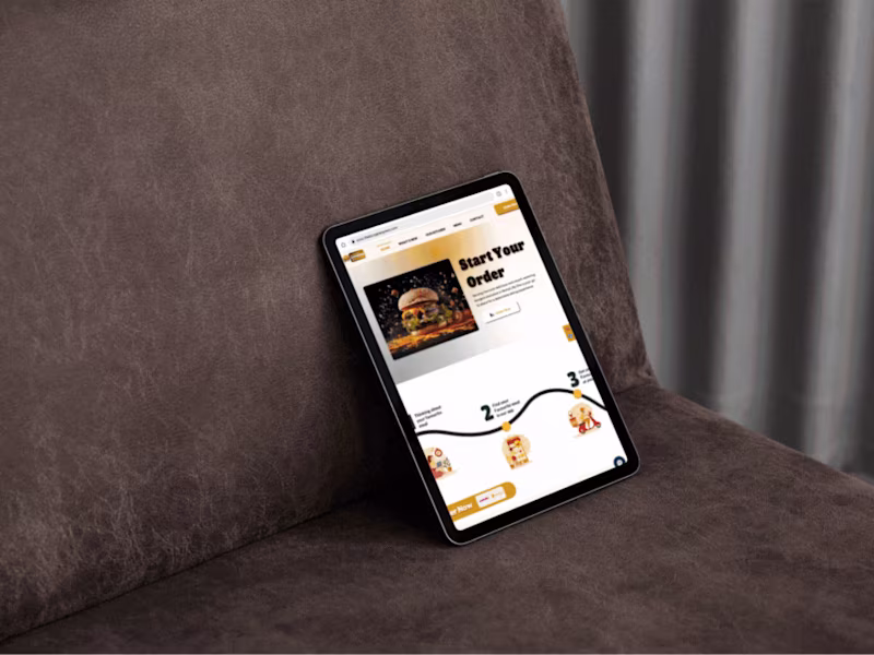 Cover image for One-Day Website Development for The Burger Express