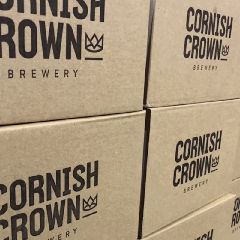 Cover image for Cornish Crown Brewery branding, packaging and web design.