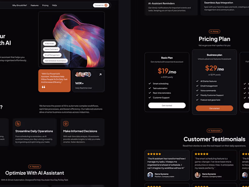Cover image for Onyla : Web Design & Framer Development