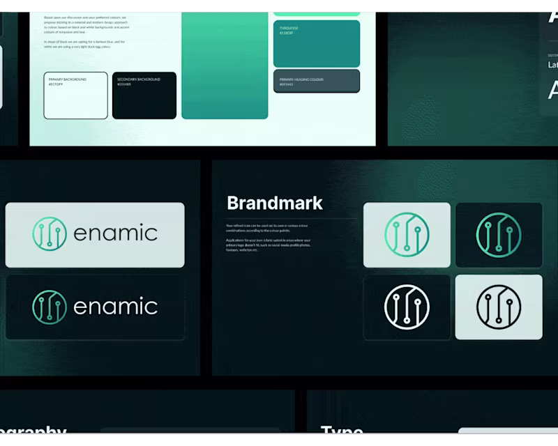 Cover image for Enamic Brand & Website