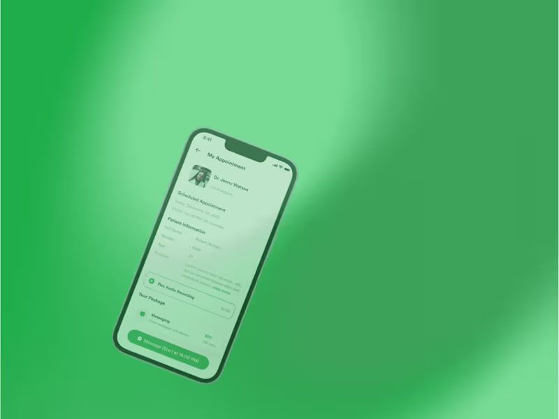 Cover image for Doctor Appointment & Consultation App 